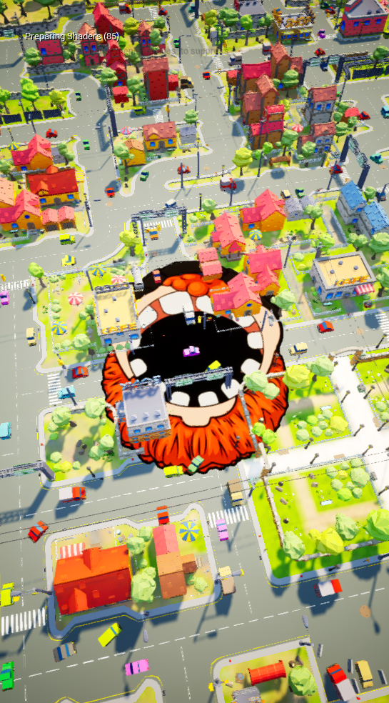 Render of the original mobile prototype with a fake UI used during early exploration.